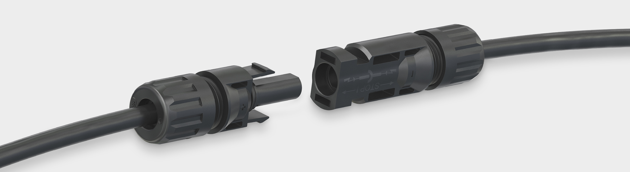 Stäubli MC4-connector Male + Female